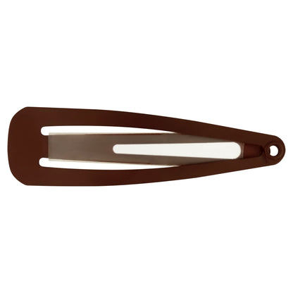 Superdrug Snap Hair Clips 6pcs Chestnut