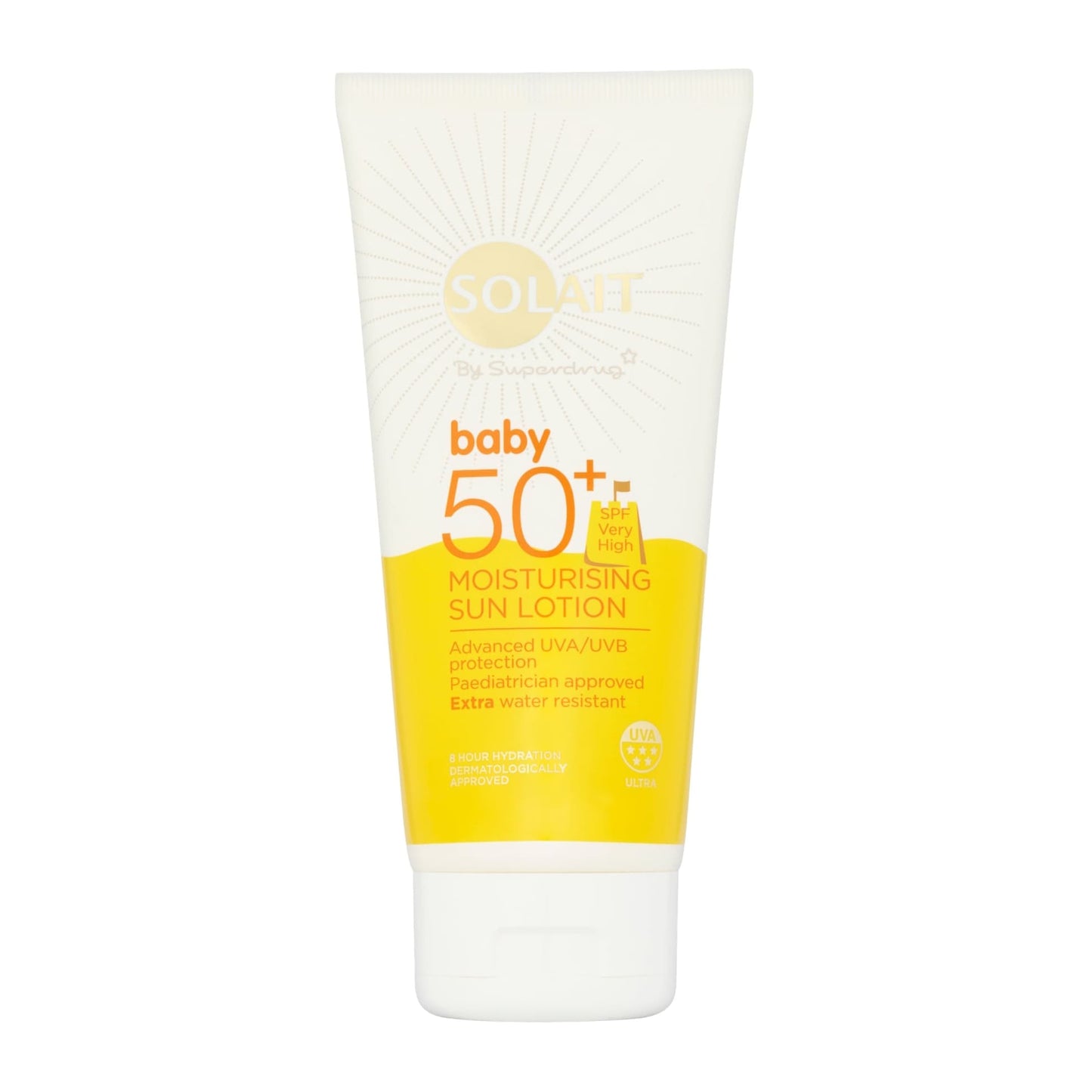 Superdrug Solait Baby Moisturising Sun Cream SPF50+ 200ml 200ml