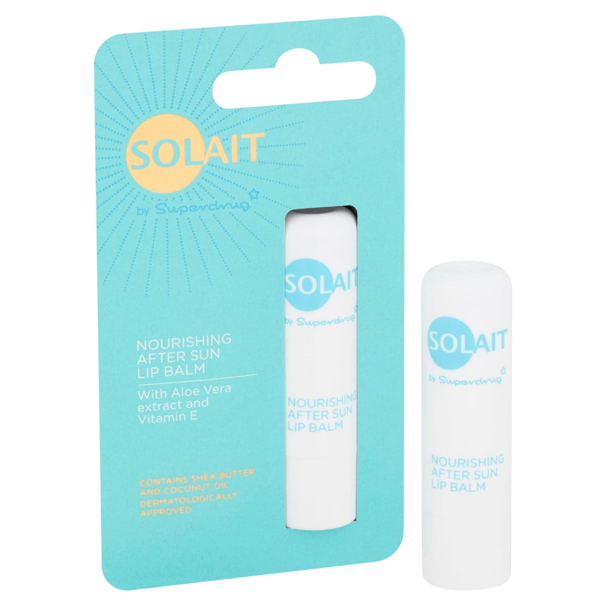 Superdrug Solait After Sun Lip Balm Nourishing 4.8g 4.8g