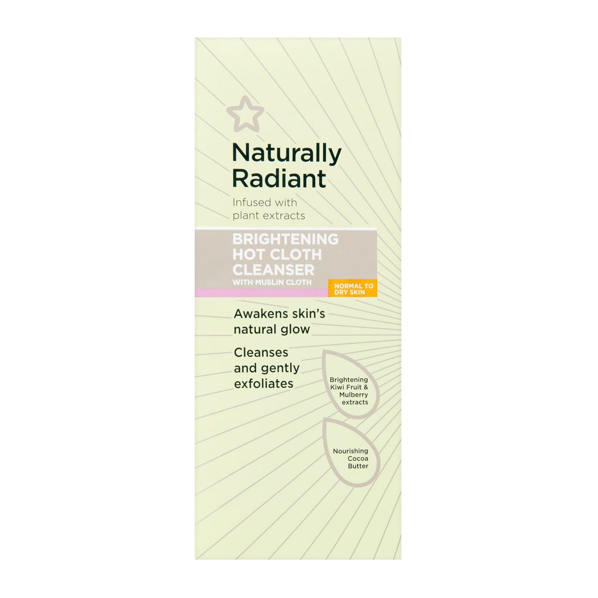 Naturally Radiant Hot Cloth Face Cream Cleanser 150ml