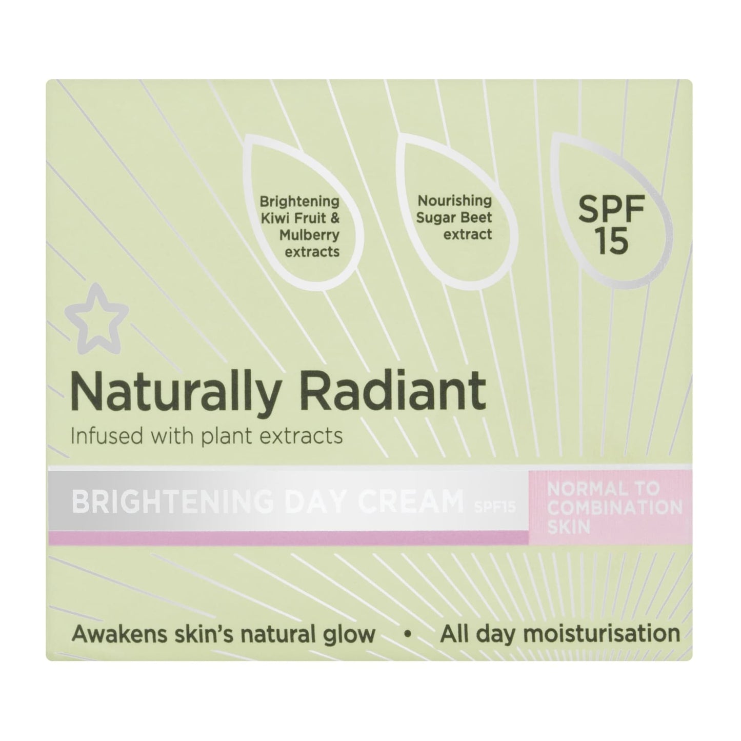 Superdrug Naturally Radiant Brightening Day Cream 75ml 75ml