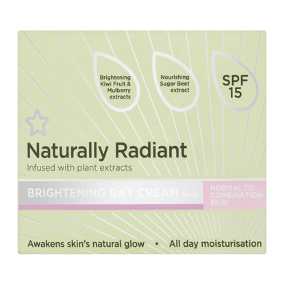 Superdrug Naturally Radiant Brightening Day Cream 75ml 75ml