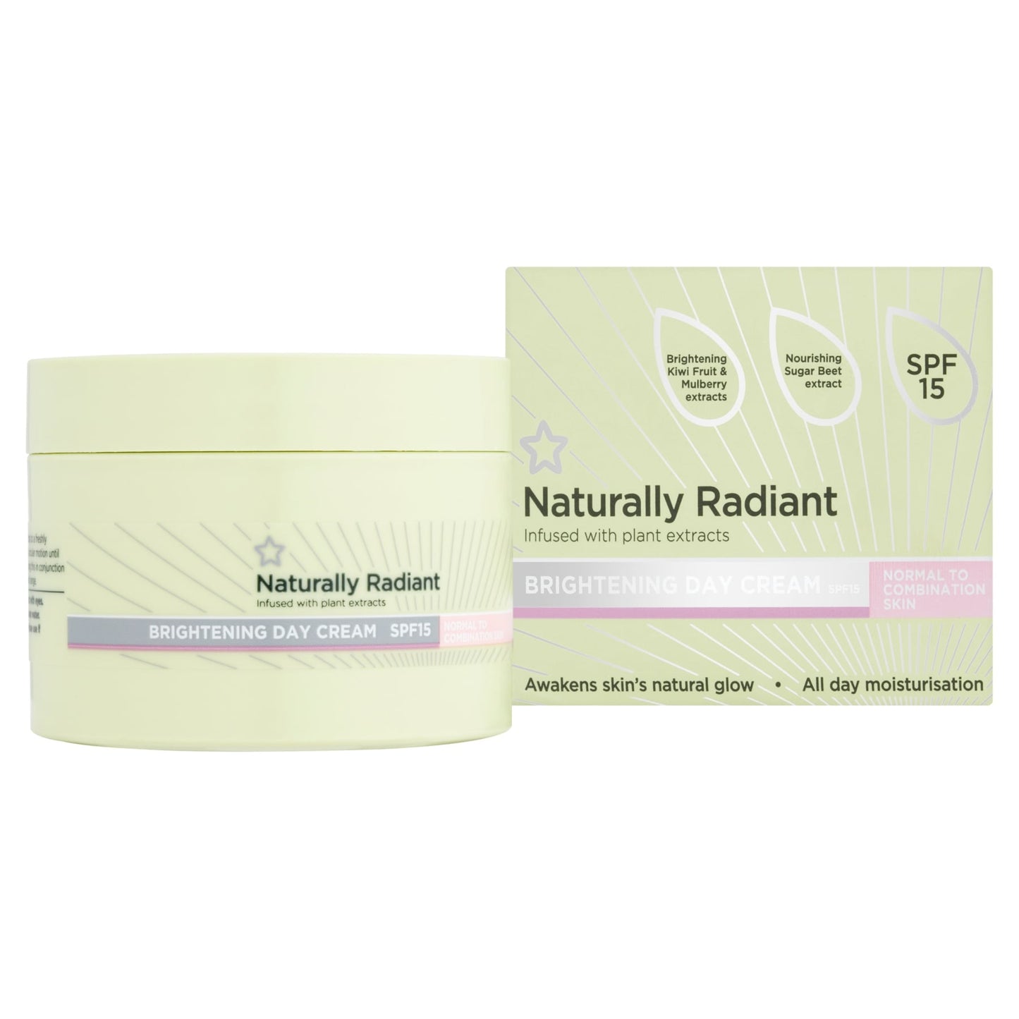 Superdrug Naturally Radiant Brightening Day Cream 75ml 75ml