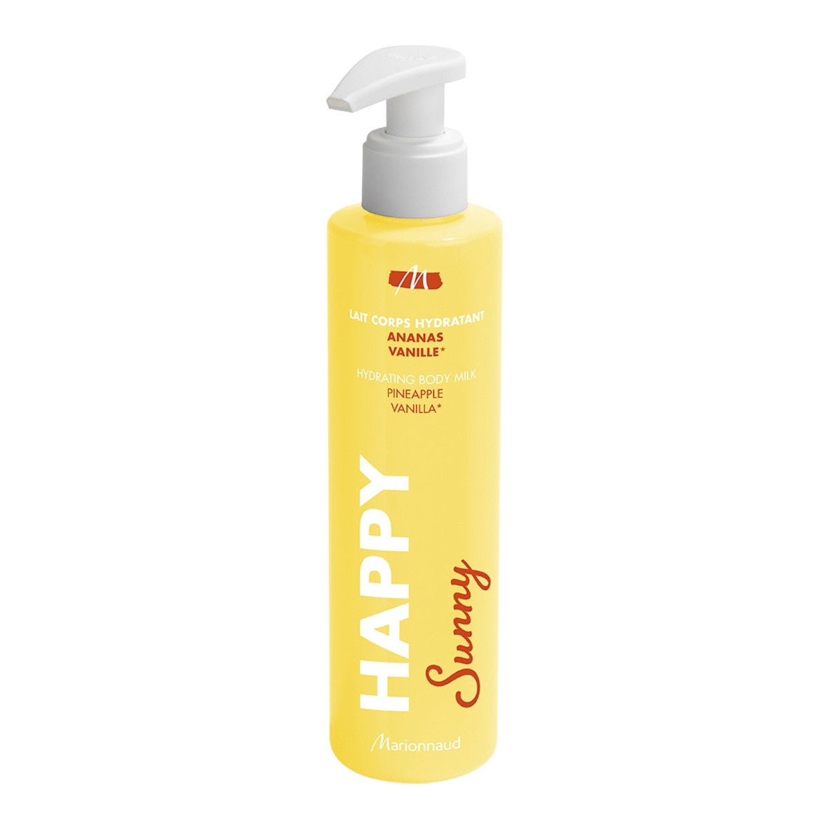 Happy Sunny Hydrating Body Milk Moisturiser Pineapple & Vanilla 150ml 150ml