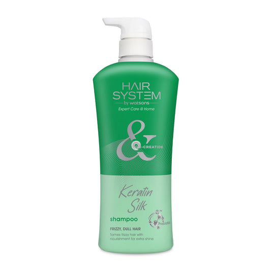 Hair System Watsons Keratin Silk Shampoo 500ml