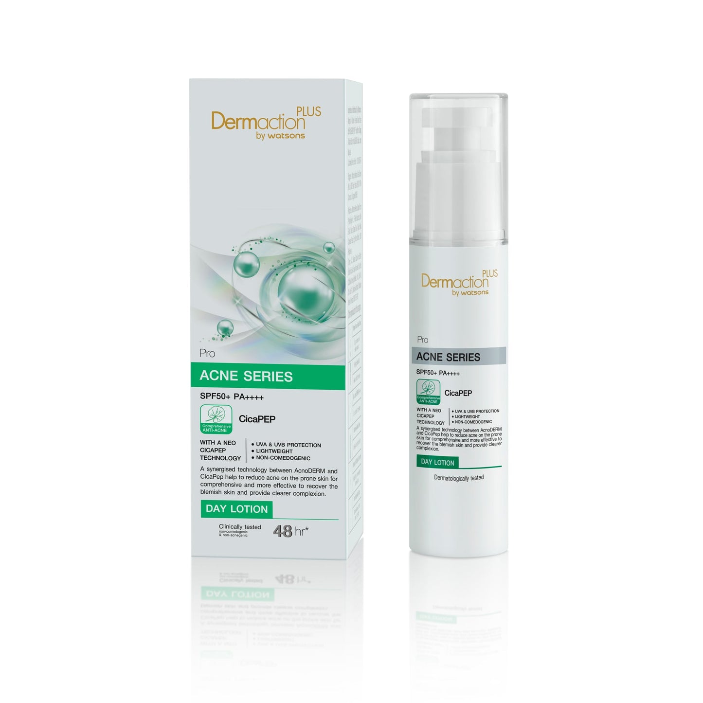 Dermaction Plus by Watsons Pro Acne Series SPF50+ PA++++ Day Lotion 40ml