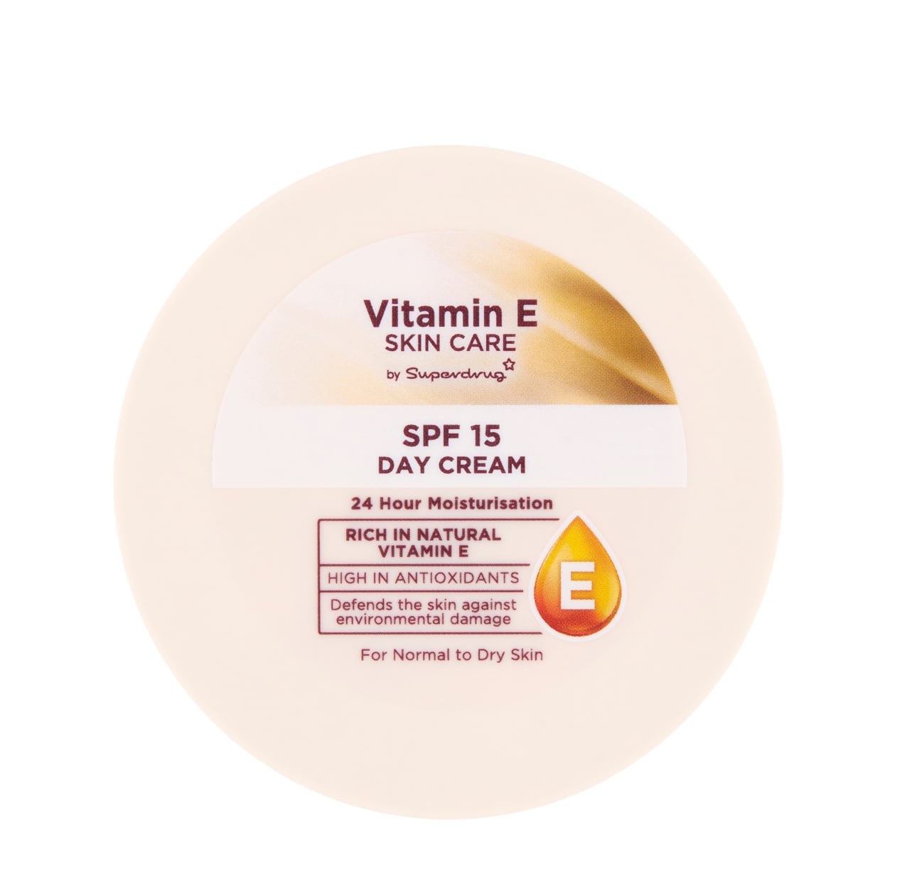 Superdrug Vitamin E Moisturising Day Cream SPF15 100ml