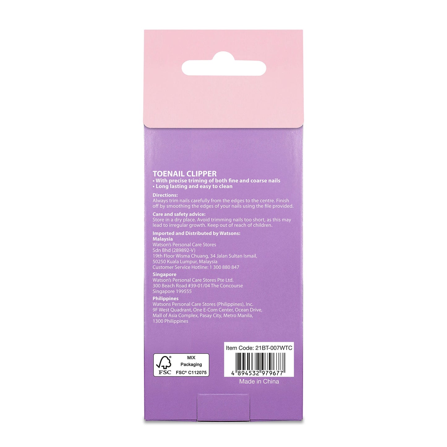 Watsons Toenail Clipper