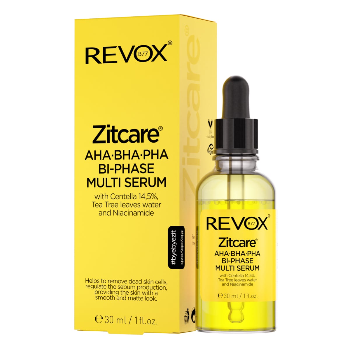 Buy Revox B77 Zitcare AHA.BHA.PHA. Bi-Phase Multi Serum 30ml