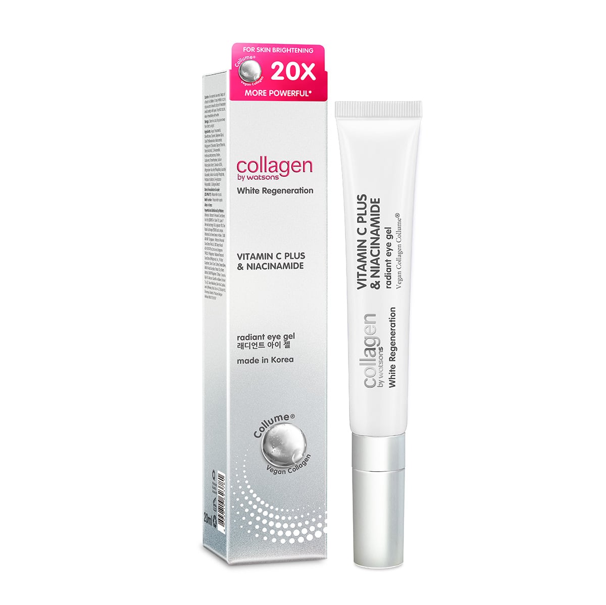 Collagen By Watsons White Regeneration Radiant Eye Gel 20ml