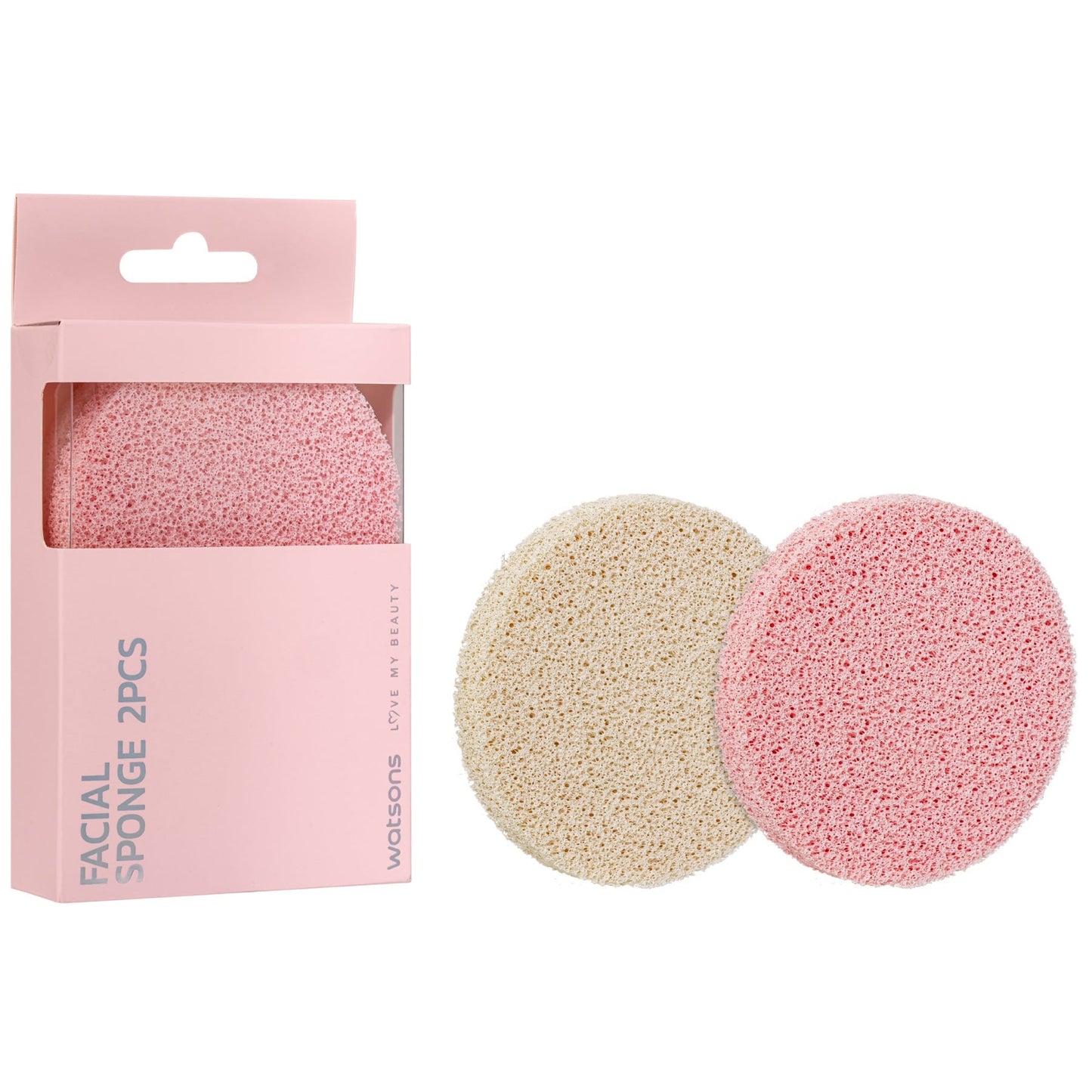 Watsons Facial Sponges 2pcs