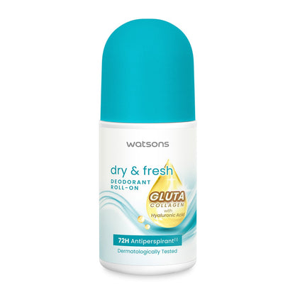 Watsons Dry & Fresh Deodorant Roll-On 50ml
