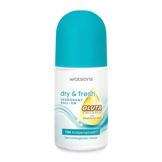 Watsons Dry & Fresh Deodorant Roll-On 50ml