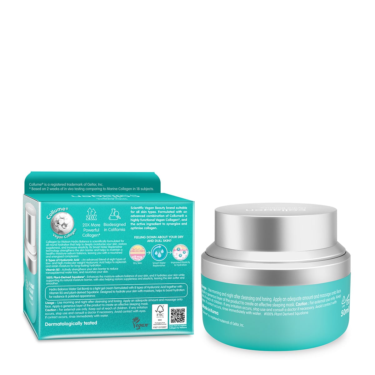 Collagen by Watsons Hydro Balance Water Gel Bomb 50ml