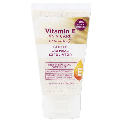 Superdrug Vitamin E Skin Care Gentle Oatmeal Exfoliator 40ml