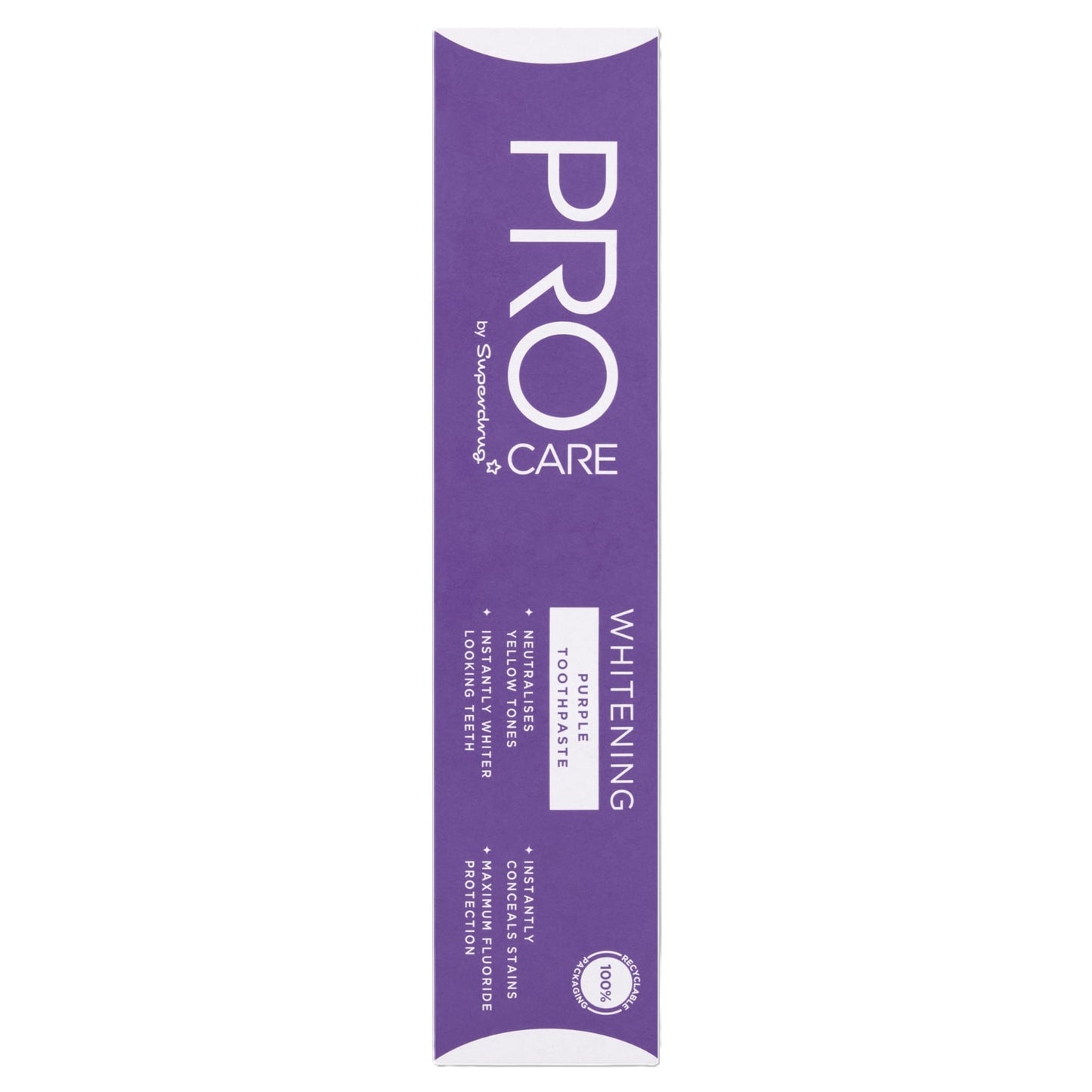 Superdrug ProCare Whitening Purple Toothpaste 75ml
