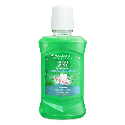 Watsons Fresh Mint Mouthwash 100ml