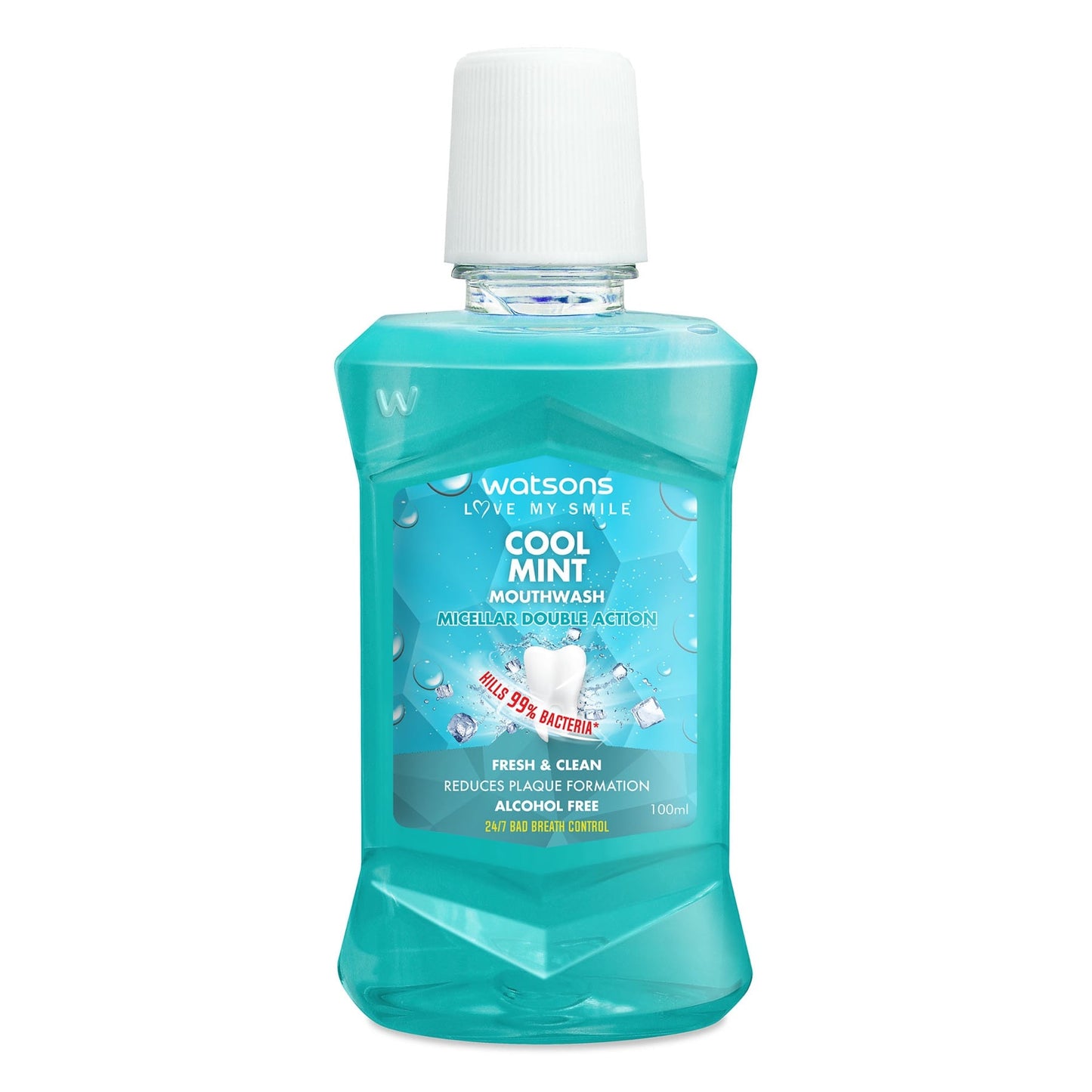Watsons Cool Mint Mouthwash 100ml