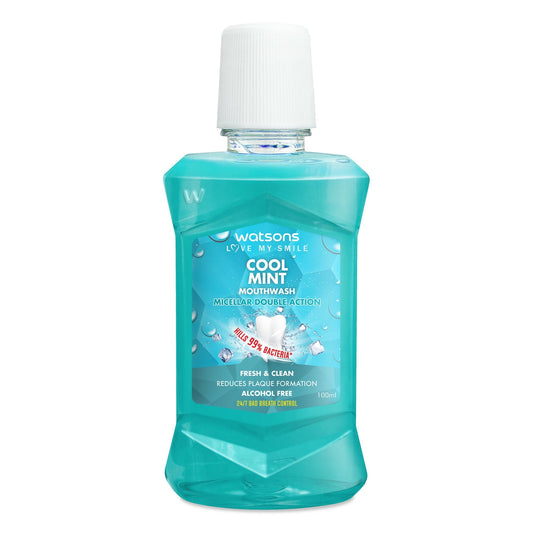 Watsons Cool Mint Mouthwash 100ml