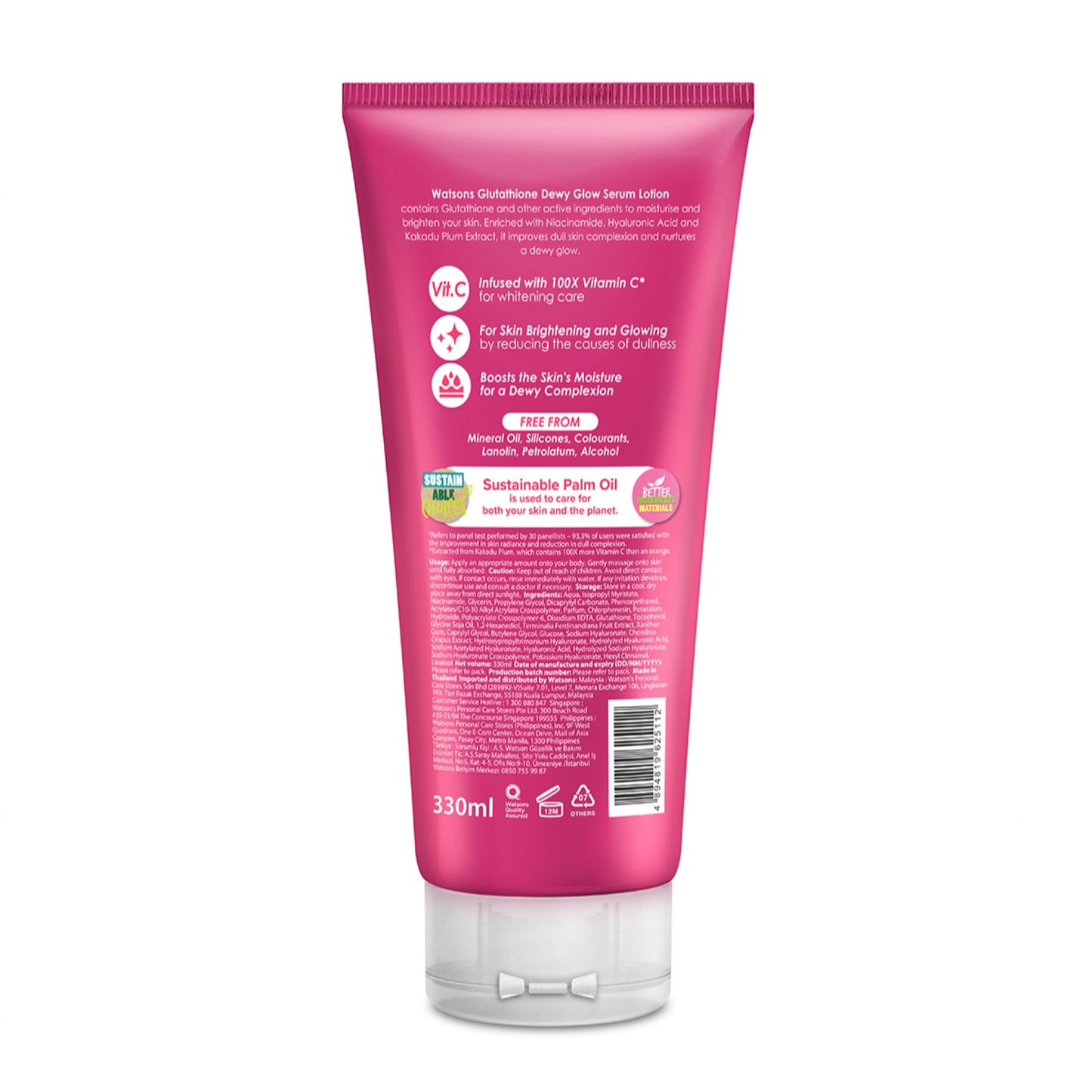 Watsons Glutathione Dewy Glow Serum Lotion 330ml