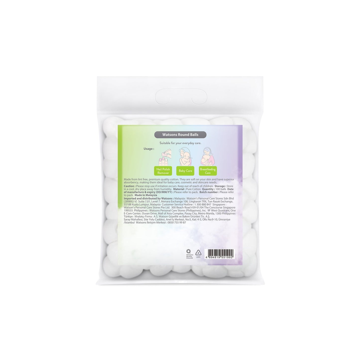 Watsons Round Balls 100s