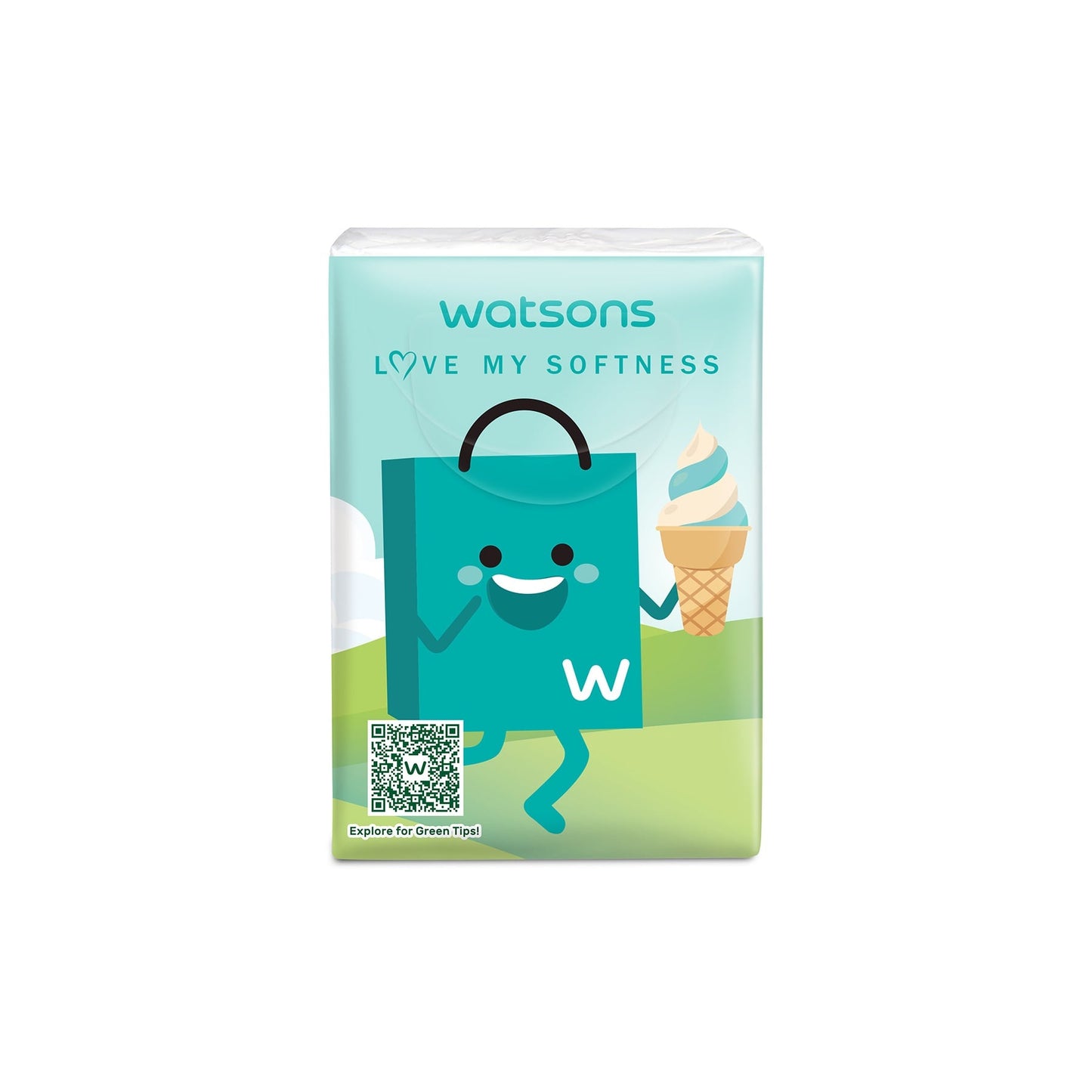 Watsons Watsbag Velvet Mini Hankies 3ply x 10sheets