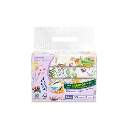 Watsons X-flower Velvet Facial Tissue