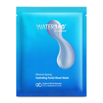 Water 360 by Watsons Hydrating Facial Sheet Mask 1s x 28ml