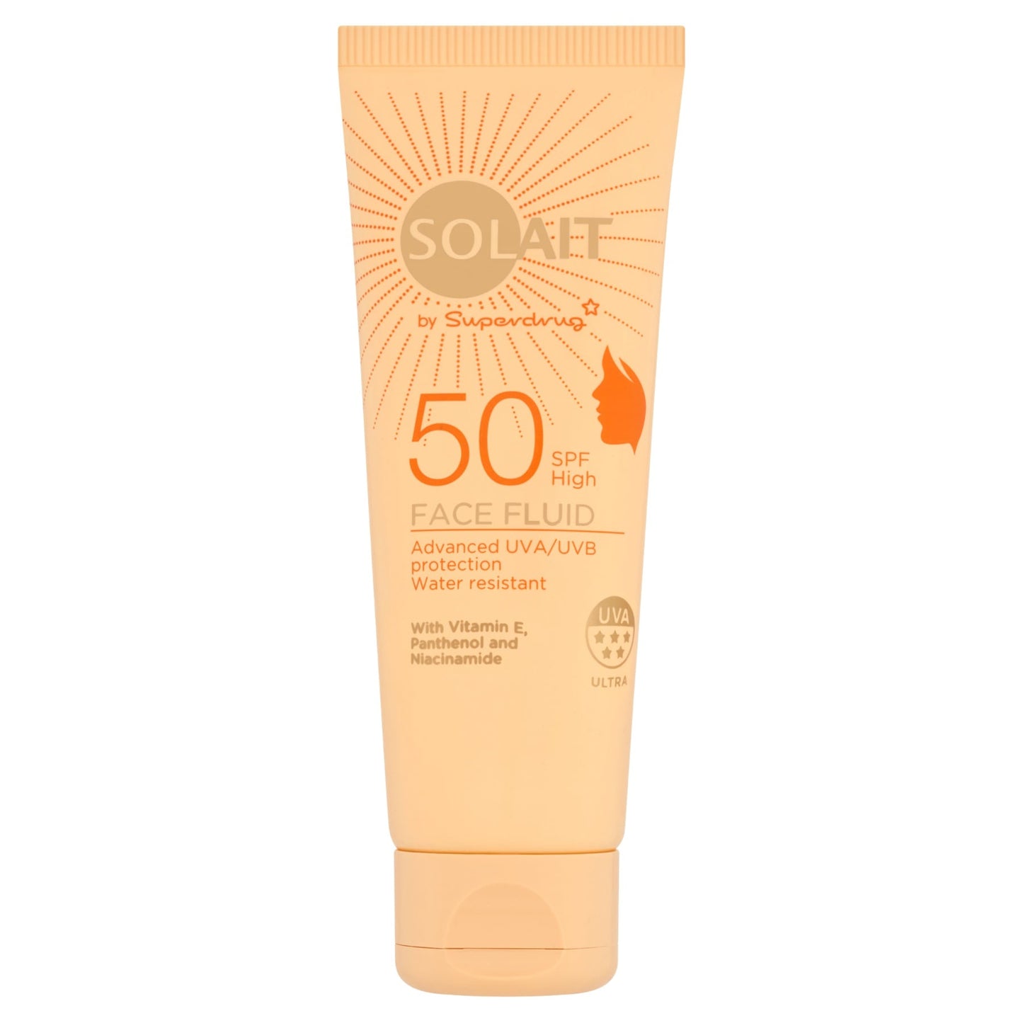 Superdrug Solait Face Fluid Spf50 50ml 833850