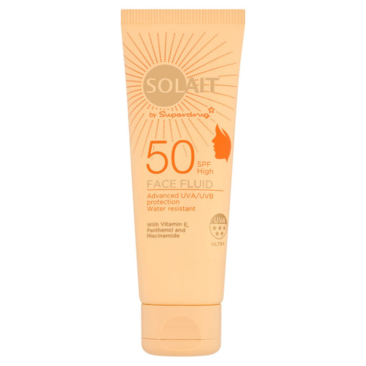 Superdrug Solait Face Fluid Spf50 50ml 833850
