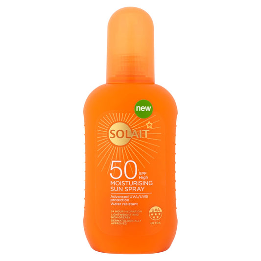Superdrug Solait Sun Spray Spf50 200ml 833886