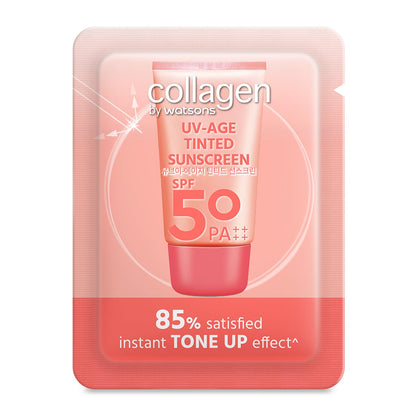 Collagen by Ws Tinted Sunscreen Spf 50 Pa++++ Sachet