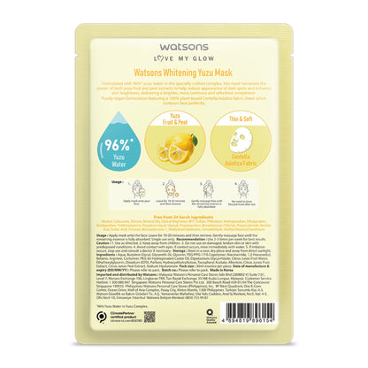 Watsons Whitening Yuza Mask 30ml