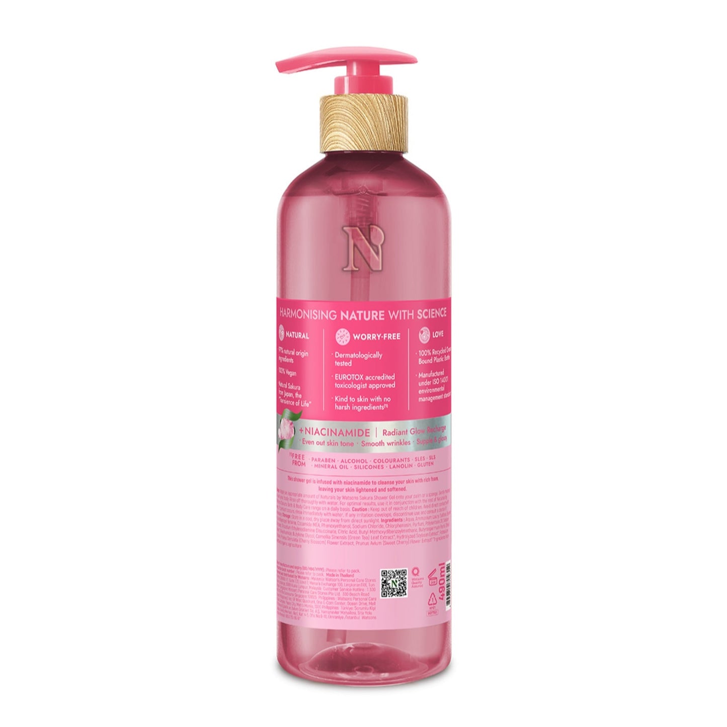 Naturals by Watsons Sakura Shower Gel 490ml