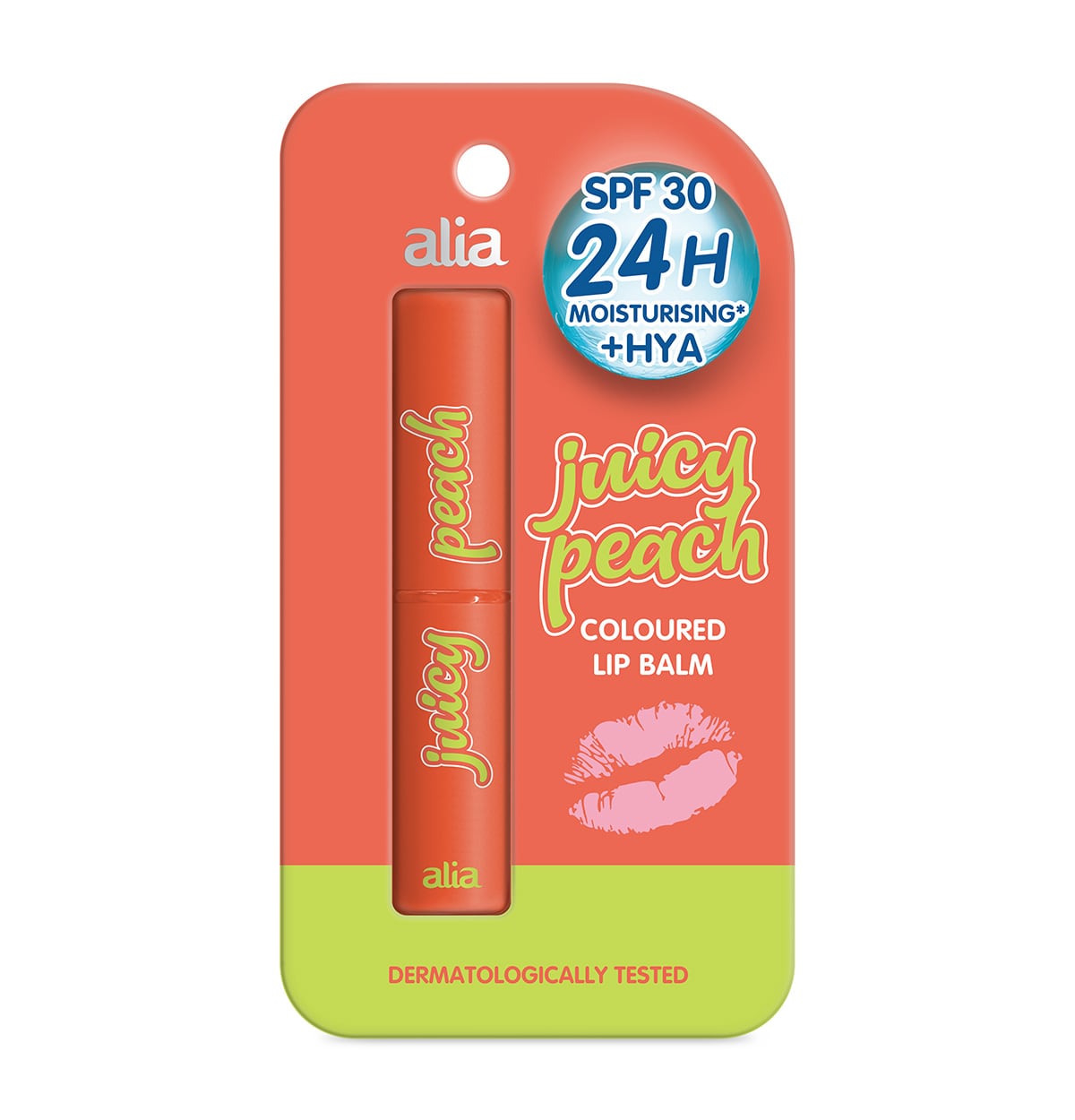 Alia Colored Lip Balm – Peach