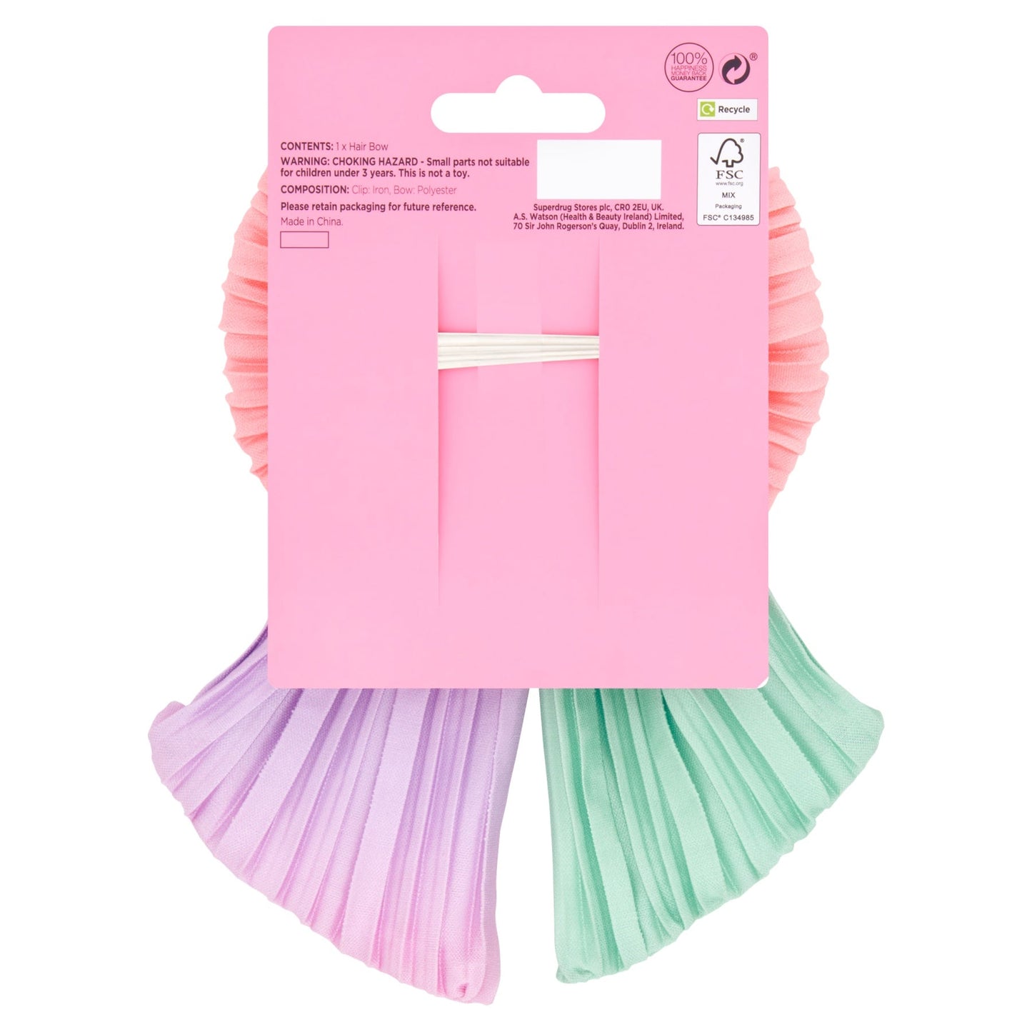 Superdrug Fantasy Large Bow Double Face