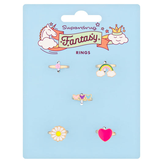 Superdrug Fantasy Rings 6 Pack Daisy