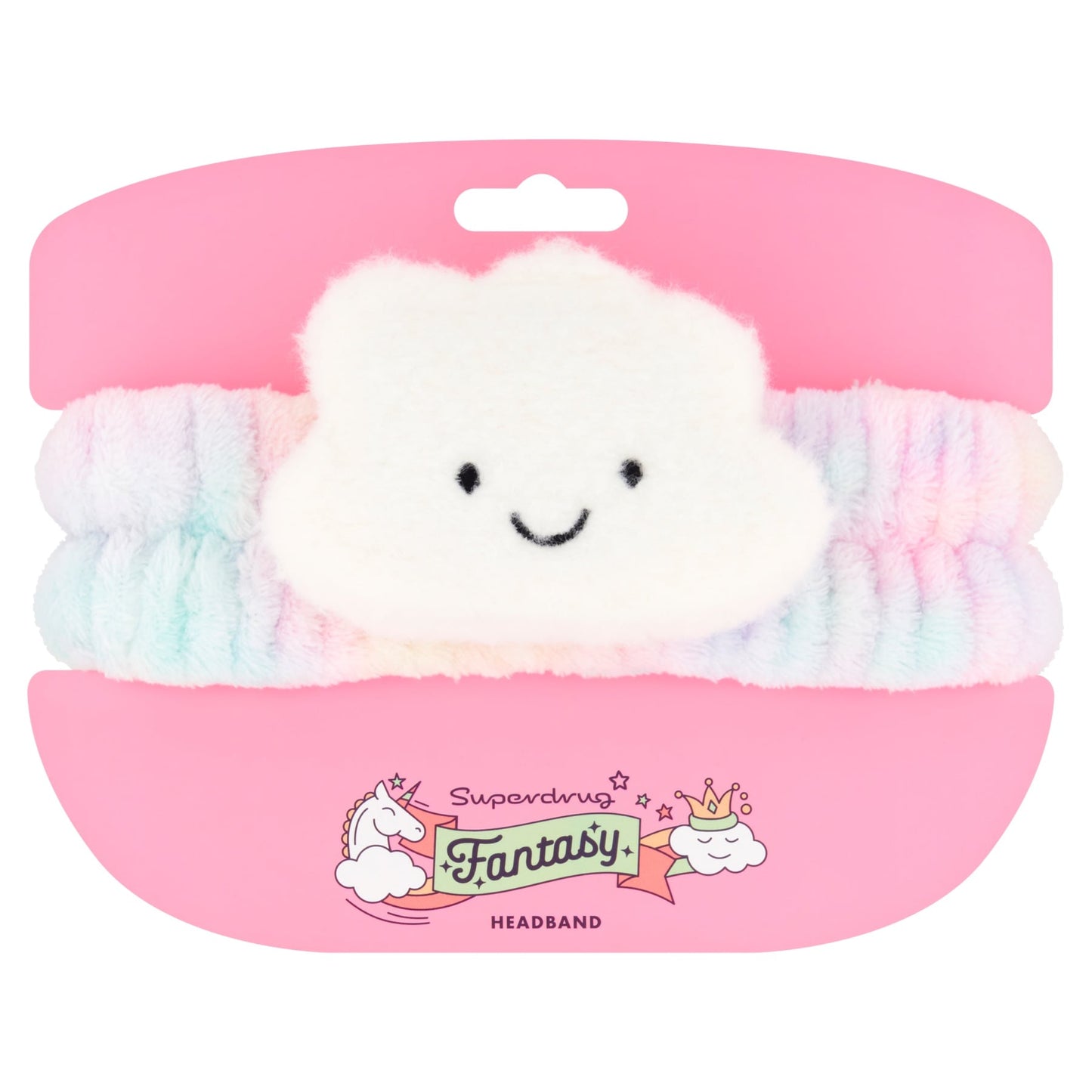 Superdrug Fantasy Scrunchie Headband Cloud