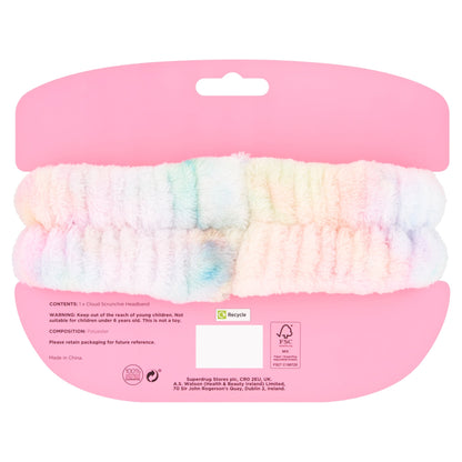 Superdrug Fantasy Scrunchie Headband Cloud