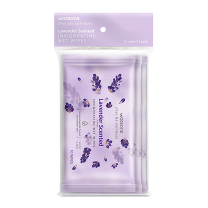 Watsons Lavender Scented Invigorating Wet Wipes