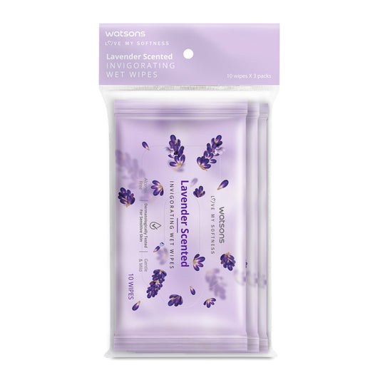Watsons Lavender Scented Invigorating Wet Wipes