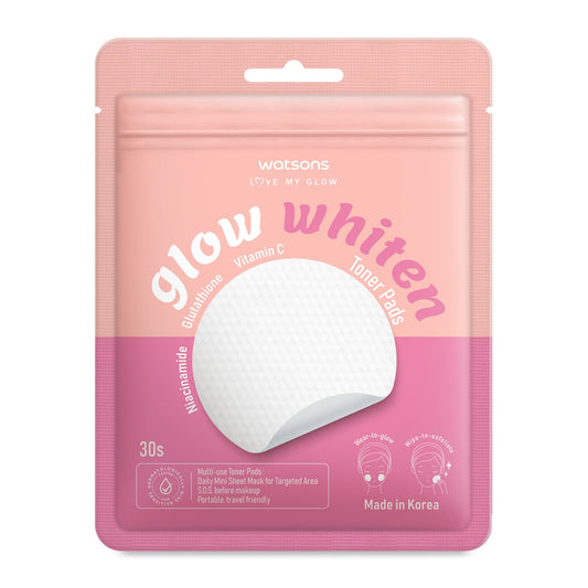 Watsons Glow Whiten Toner Pads 30s
