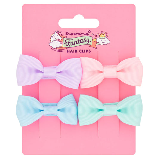 Superdrug Fantasy Small Bow X 4 Cloth Covered