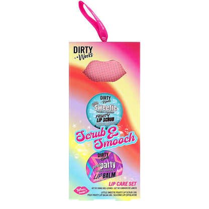 Dirty Works Scrub & Smooch Lip Care Set