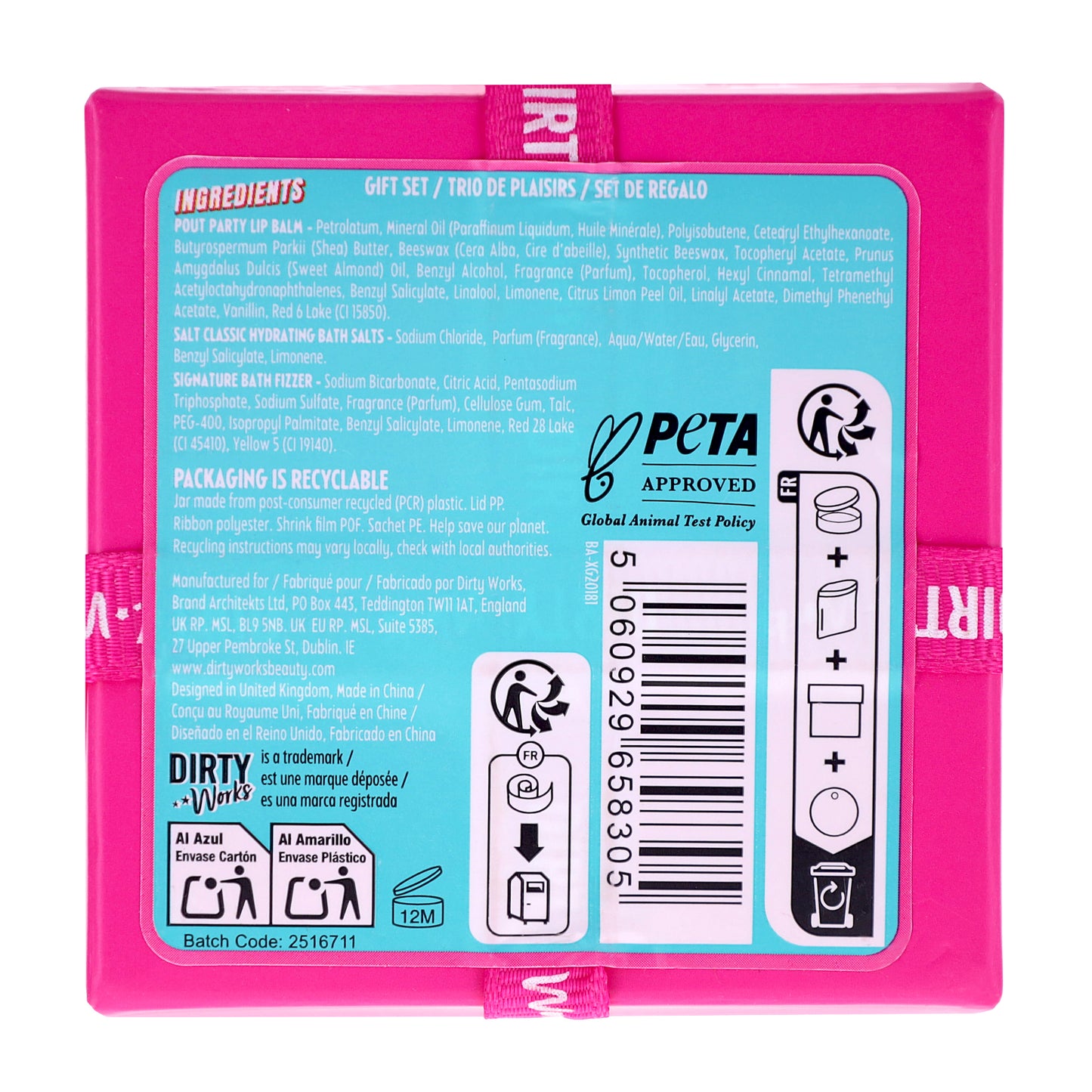 Dirty Works Holly Jolly Gift Set