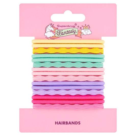 Superdrug Fantasy Hairbands Elastic Bright
