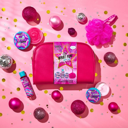 Dirty Works Oh What Fun Cosmetic Bag Gift Set