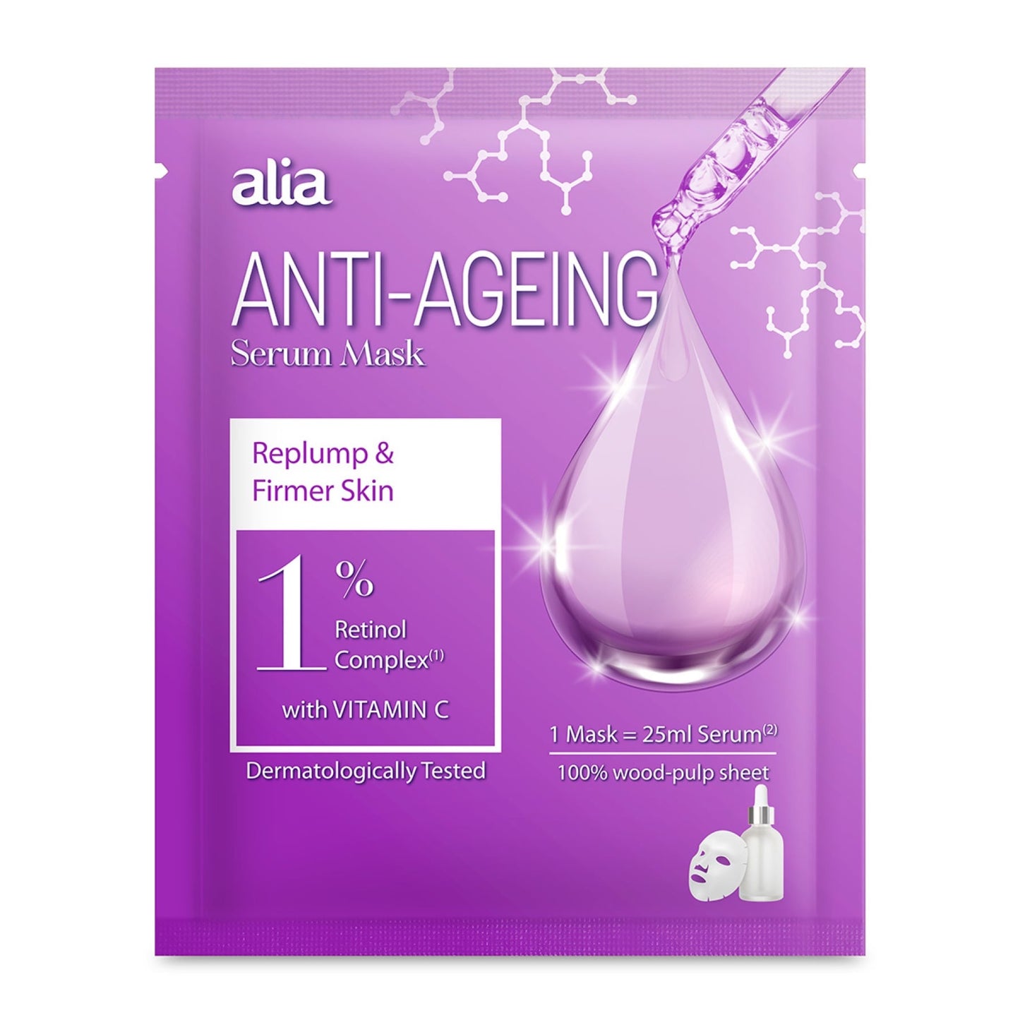Alia Purifying Facial Serum Mask