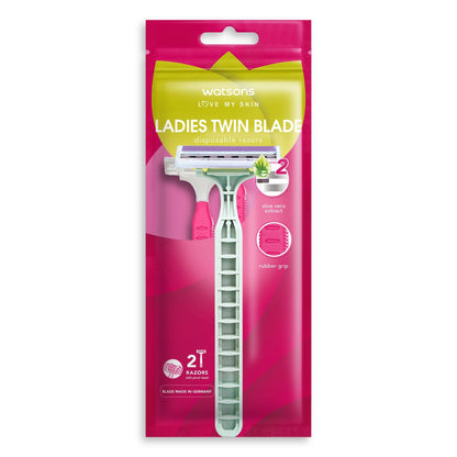 Watsons Ladies Twin Blade Disposable Razors