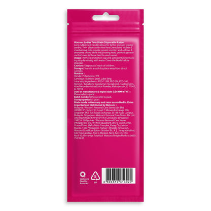 Watsons Ladies Twin Blade Disposable Razors